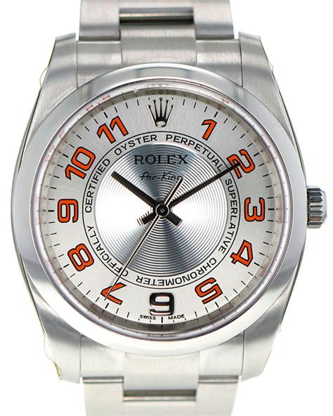 rolex air king 11420 prezzo|rolex air king strap size.